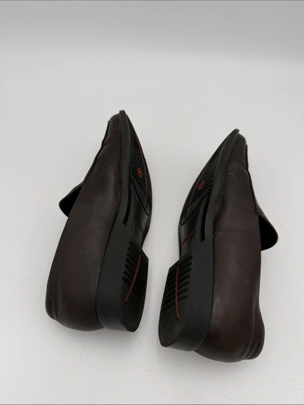 Rockport Classic Slip-On Loafers Dark Brown casual office vintage retro Y2K